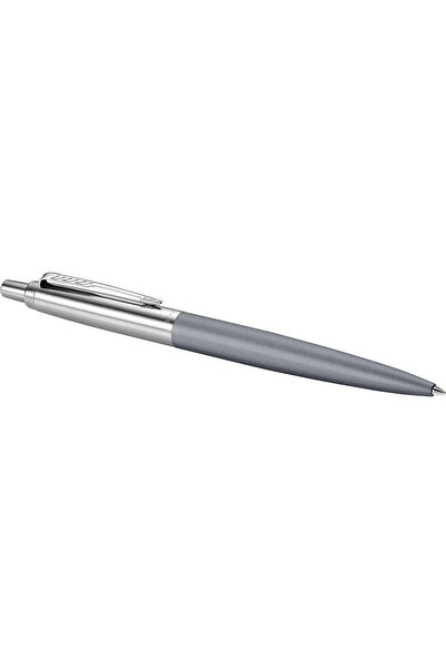 Parker قلم حبر جاف جوتر XL، لون رمادي مطفي ألكسندرا، حواف كروم، سن متوسط، حبر...