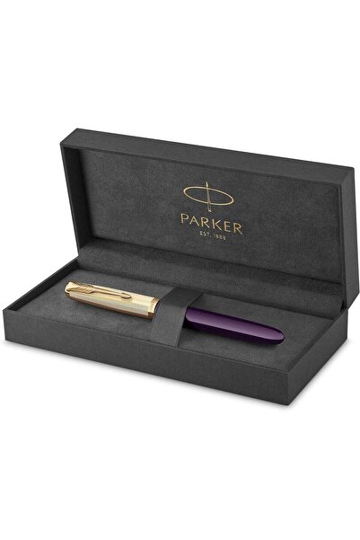 Parker قلم باركر 51بريميوم برقوقي حبر مذهب-9871
