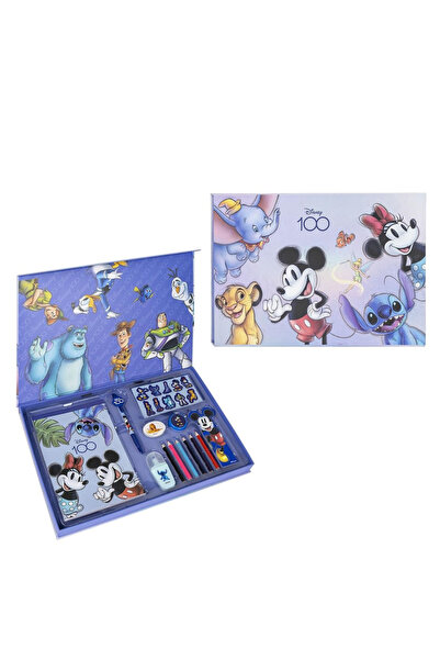 Disney Set de papetărie pentru copii, 100 de piese, dimensiuni: 37,5 cm x 25 ...