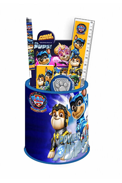 PAW PATROL Σετ 7 ειδών χαρτοπωλείου Power Up, μεταλλικό, 24,5x14x7 εκ. Μπλε