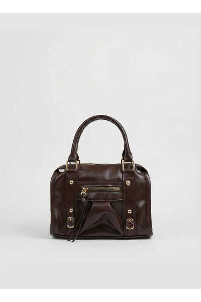 EG BAGS Miel Bowling Çapraz Çanta Acı Kahve