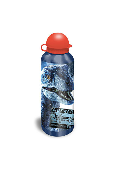 JURASSIC WORLD Blue Aluminum Water Bottle, 500ml