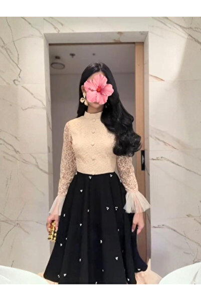 Rwnq Dresses فستان إيفوري نايت