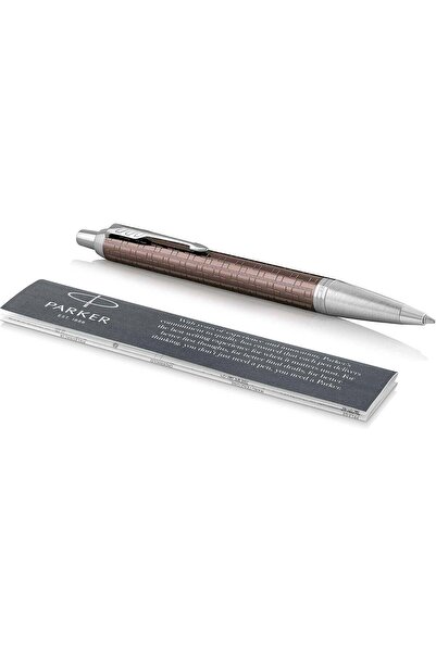 Parker قلم حبر جاف IM - بني فاخر مع عبوة حبر أسود متوسطة السن-8587 (اسعار جملة)