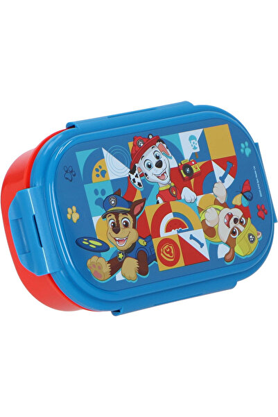 PAW PATROL πλαστικό κουτί σάντουιτς με μαχαιροπίρουνα, 22,5x14x6,5 εκ. Μπλε