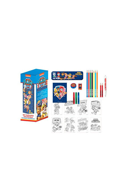 PAW PATROL Coloring Set, 24 pieces Blue 3 years 24