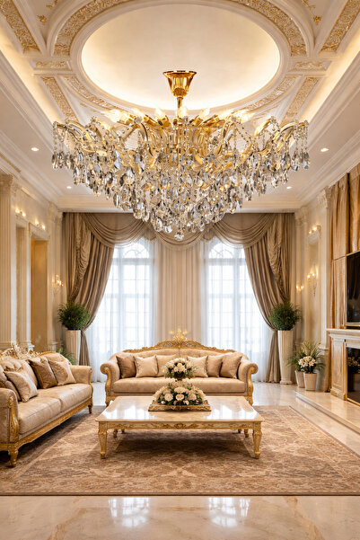 qwell Classic gold candlestick