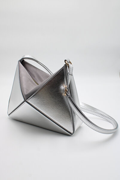 LASSO Piele lăcuită pentru femei, multifuncțională, cu detaliu triunghiular p...