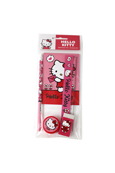 Hello Kitty Set de papetărie Sweetheart Pink cu 5 piese