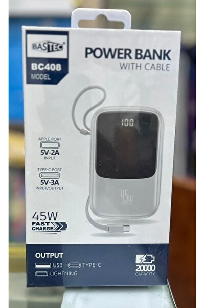 Bastec باور بنك شاحن متنقل من ماركة