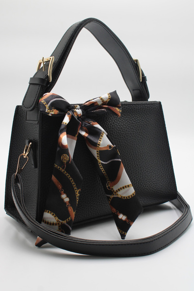 LASSO Women's Medium Size Scarf Belt with Handle Detail, Zipper and Inner C P...