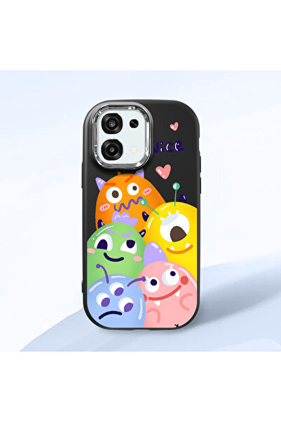 ucuc حافظة سيليكون سوداء متوافقة مع هاتف اوبو F31 مزودة بحماية للكاميرا ماصّ ...