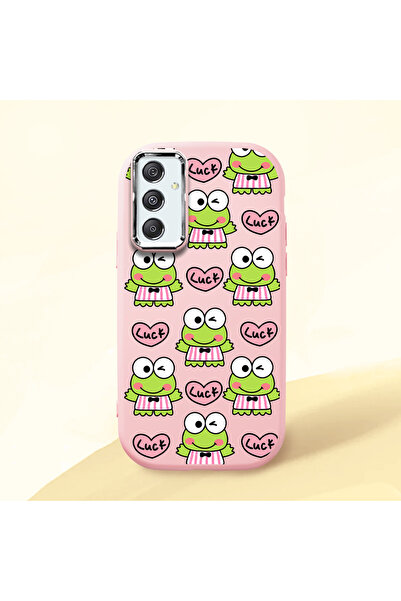 ucuc حافظة سيليكون وردية اللون متوافقة مع هاتف سامسونج جالاكسي M34 مع حماية ل...