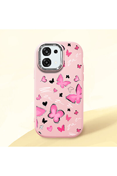 ucuc حافظة سيليكون وردية اللون متوافقة مع هاتف اوبو A6 برو 4G/5G مع ماصّ للصد...