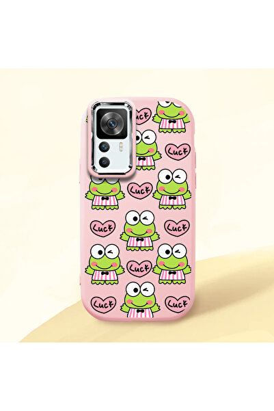 ucuc حافظة سيليكون وردية اللون متوافقة مع Redmi K50 Ultra مزودة بـ ماصّ للصدم...