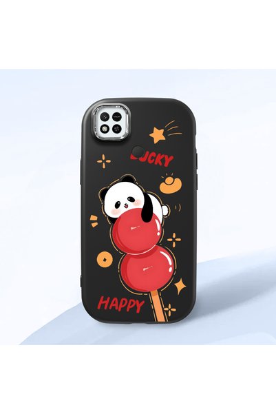 ucuc حافظة سيليكون سوداء متوافقة مع Redmi 9C/10A مع حماية للكاميرا ماصّ للصدم...