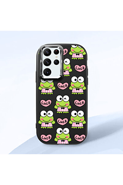 ucuc حافظة سيليكون سوداء متوافقة مع هاتف سامسونج جالاكسي S22 الترا مع حماية ل...