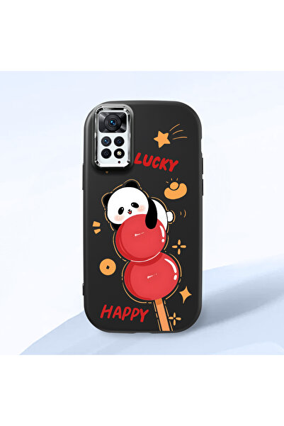 ucuc حافظة سيليكون سوداء متوافقة مع هاتف Redmi Note 11 Pro 4G/5G مع حماية للك...