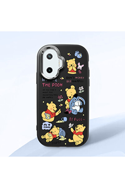 ucuc حافظة سيليكون سوداء متوافقة مع هاتف Poco F7 مزودة بـ ماصّ للصدمات كاميرا...