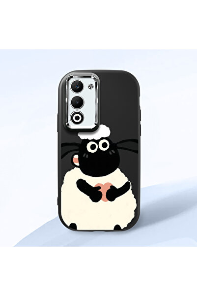 ucuc حافظة سيليكون سوداء متوافقة مع هاتف اوبو A5 4G/5G مع حماية للكاميرا ماصّ...