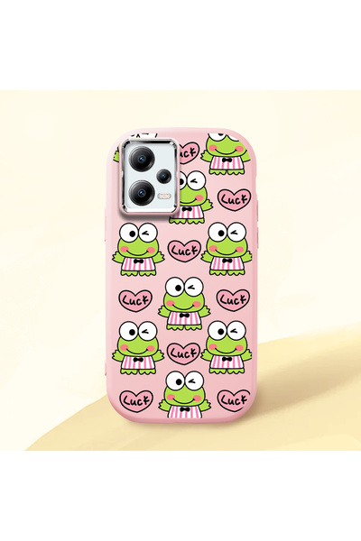 ucuc حافظة من السيليكون باللون الوردي متوافقة مع هاتف Redmi Note 12 5G مع حما...