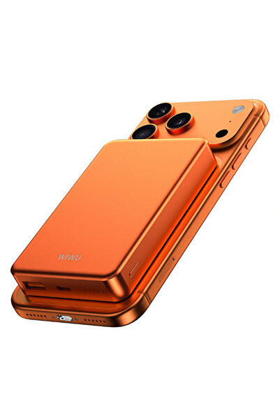 WIWU Ultra Thin Magnetic Power Bank 10000mAh 15W Wireless Fast Charging – P15-1