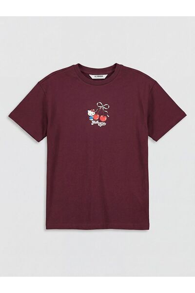 LC Waikiki LCW Kids Hello Kitty Štampano majica za devojčice