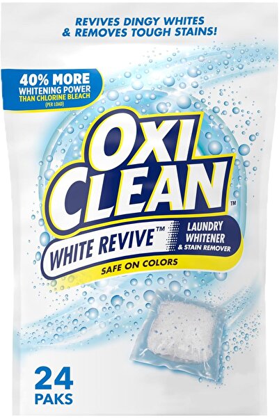 oxiclean مزيل بقع الغسيل وايت ريفايف، 24 قطعة