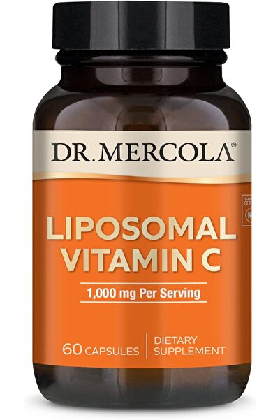Dr Mercola دكتور ميركولا فيتامين سي الشحمي، 1000 مجم، 60 كبسولة