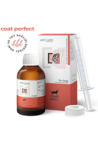 VET vetQ0m Köpek Coat Perfect – Deri ve Tüy Sağlığı – 120 ml.