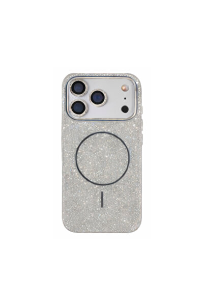 Mopal iPhone 17 Magsafe Compatible Lens Protection Glass Gift Glittery Pole S...