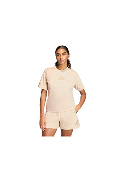 adidas W Z.N.E. Γυναικείο μπλουζάκι casual KC7717 Κρεμ