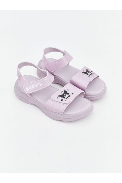 LC Waikiki LCW STEPS Lila Kuromi Baskılı Kız Çocuk Sandalet