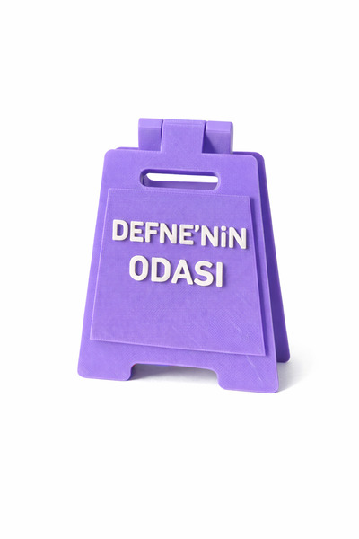 EAE DESİGN STUDİO MİNİ TABELA KİŞİYE ÖZEL KIZ ÇOCUK ODASI TABELA -KIZ BEBEK- ...