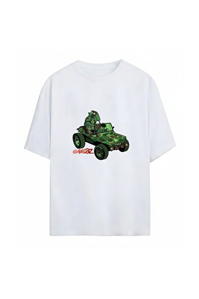 SVART WEAR Gorillaz majica sa printom, unisex, oversize, 100% pamuk
