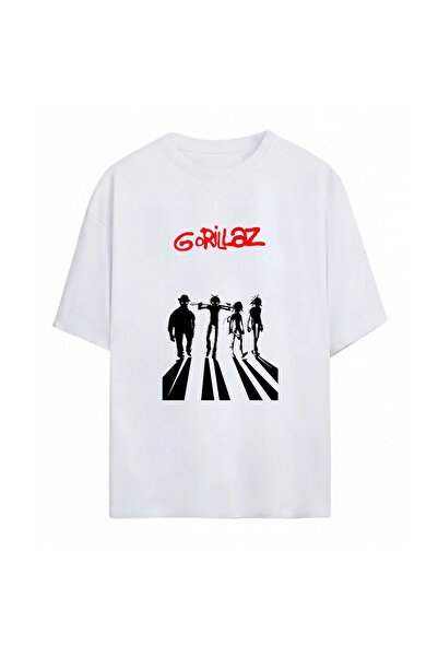 SVART WEAR Gorillaz Printed Unisex Oversized 100% Cotton Pack T-Shirt