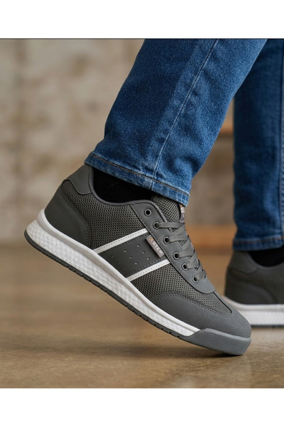 Step 2026 Black and White Daily Men's Orthopedic Tricot Lightweight Sole Anor...