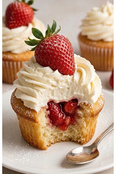 COZLEY 12 Adet Profesyonel Cupcake Mini Kek Kalıbı Seti Silikon Yanmaz Yapışmaz Gıda Uyumlu BPA İçermez