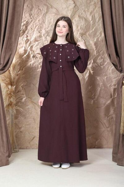 Buket Tekstil ΚΟΡΙΤΣΙΣΤΙΚΟ ΦΟΡΕΜΑ ΜΠΟΡΝΤΟ ΜΕ ΛΕΠΤΟΜΕΡΕΙΕΣ ΣΤΟΥΣ ΩΜΟΥΣ ΚΑΙ ΤΟΥ...