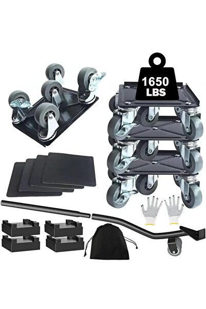 Beauenty رافعة نقل الأثاث بعجلة دوارة 360 درجة