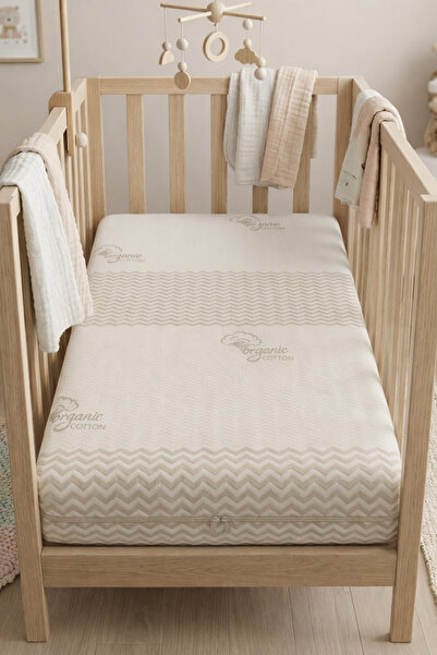 Siervotex Yıkanabilir Kılıflı Sünger Bebek Yatağı,Naturel Fermuarlı Yatak %10...