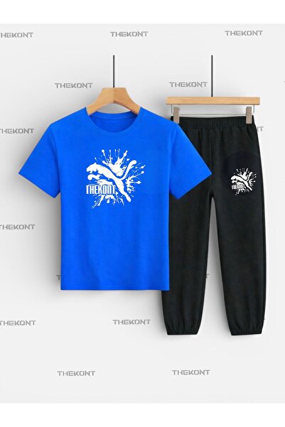 THEKONT THEKONTYAZILI SET PENTRU COPII CU IMPRIMEU GHEARA DE LEOPARD (TRICOU-...