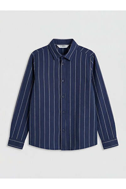 LC Waikiki YK PLUS LCW Παιδικό Ριγέ Πουκάμισο για Αγόρια