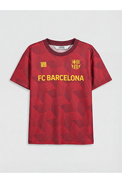 LC Waikiki Vlastita brendirana nova sezonska majica za dečake FC Barcelona Št...