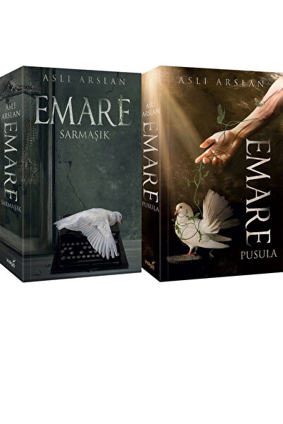 İndigo Kitap Emare Sarmaşık Karton Kapak ve Emare Pusula Karton Kapak (Aslı A...