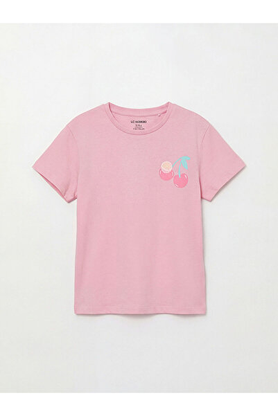 LC Waikiki Vizyon New Season Girls' Printed T-Shirt