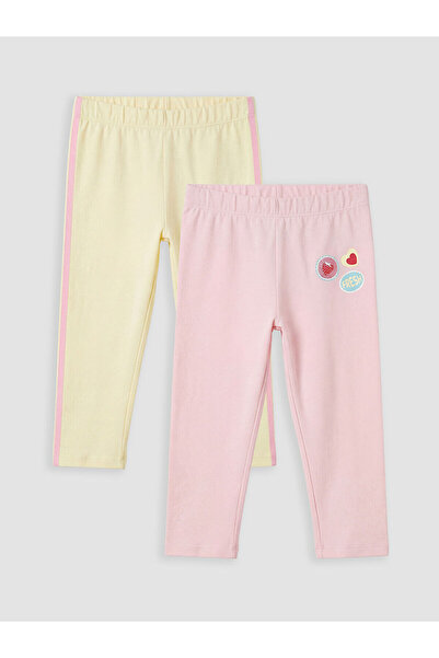 LC Waikiki Özmarka Νέα Σεζόν με τύπωμα Κολάν για κορίτσια, Σετ 2 τεμαχίων