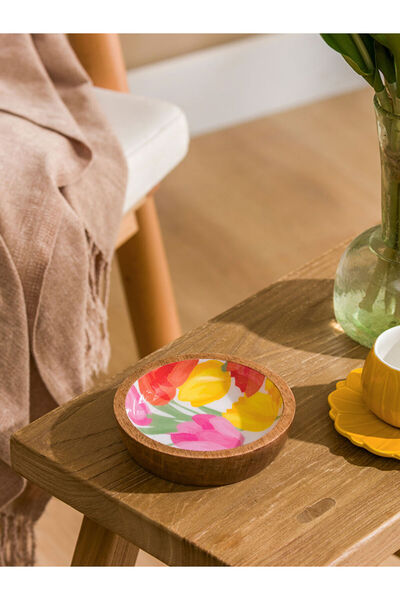 LC Waikiki Çelebi Store'dan Kaliteli Parçalar Baskılı Ahşap Kase