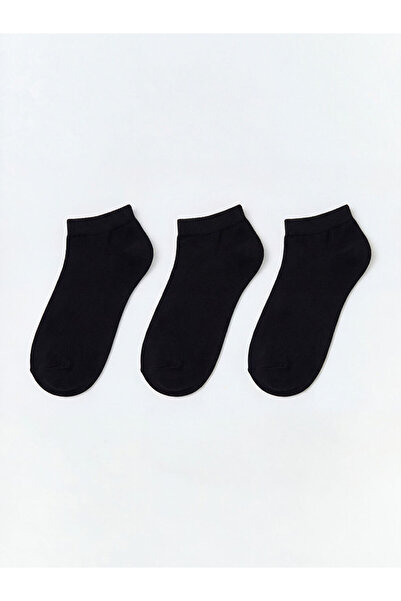 LC Waikiki Black Women's Booties Socks 3-Pack