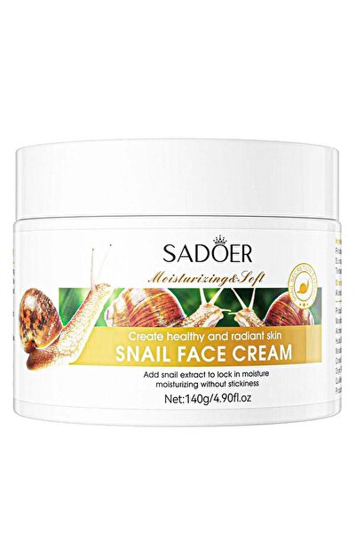 SADOER Snail Face Cream Moisturizing & Brightening Skin Care 140g